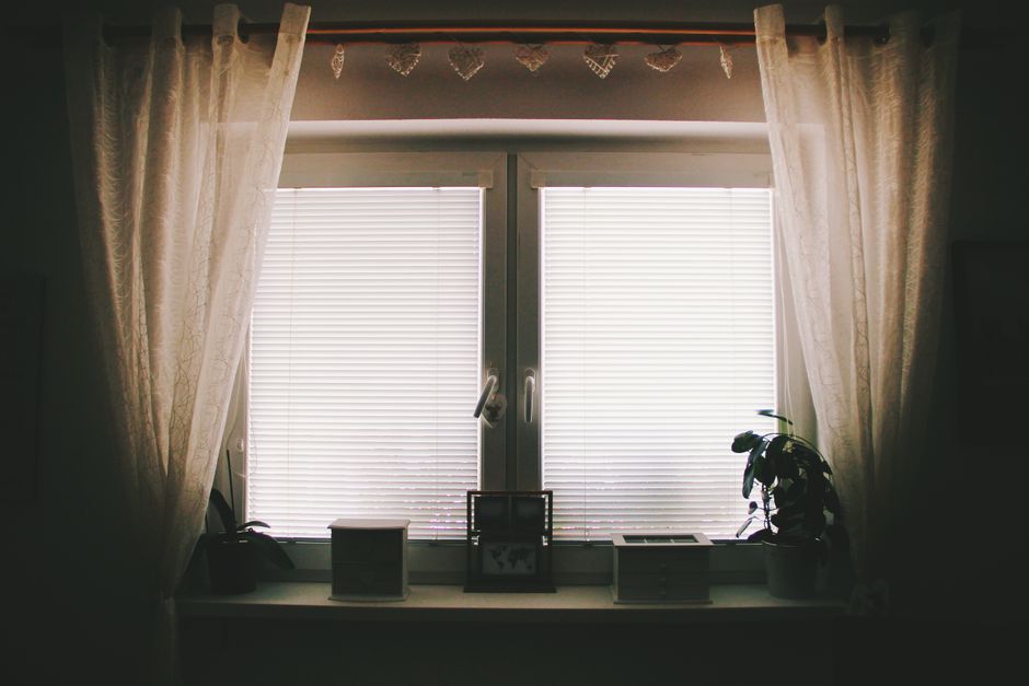 Bright living room window